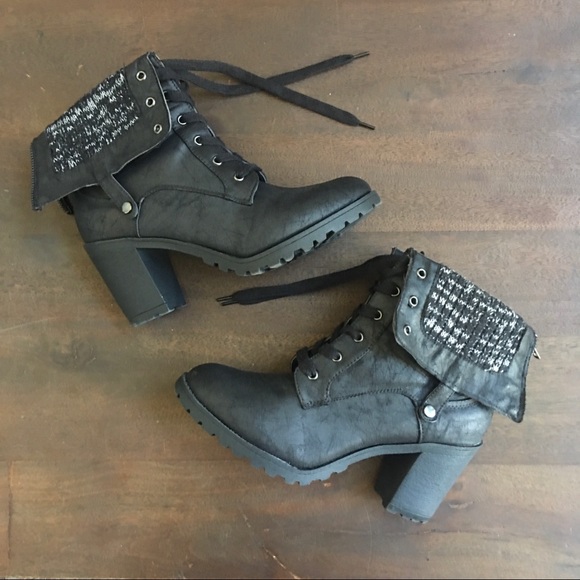 Black Heeled Boots - Picture 2 of 12